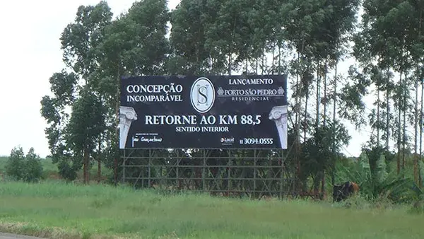 Painel na Castelo Branco Outdoor na Castelo Branco