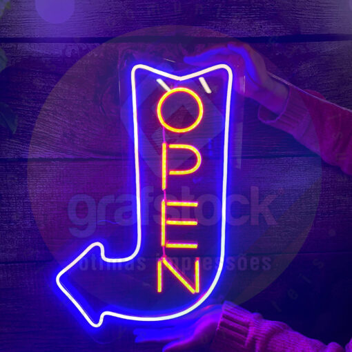 Letreiro luminoso bonito para bar