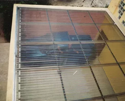 Cobertura de telhas sanduíche