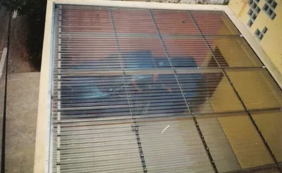 Cobertura de telhas sanduíche