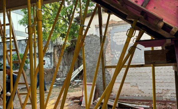 Escoramento para laje Santo André