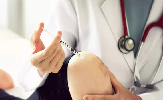 Infiltração com ácido hialurônico no ombro