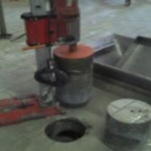 Furos em concreto armado